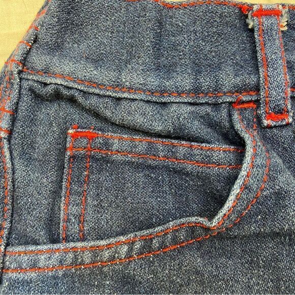 RARE Vintage 1983 Girls Rainbow Bright Blue Jeans Size‎ 5 - Picture 7 of 9
